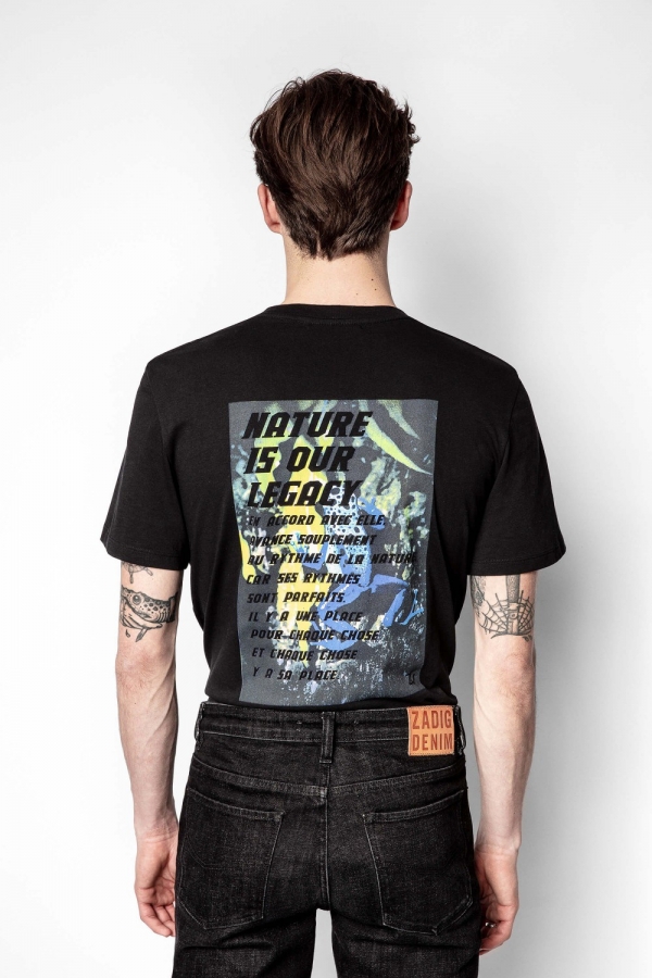 [01사이즈] Ted Photoprint Forg T-Shirt