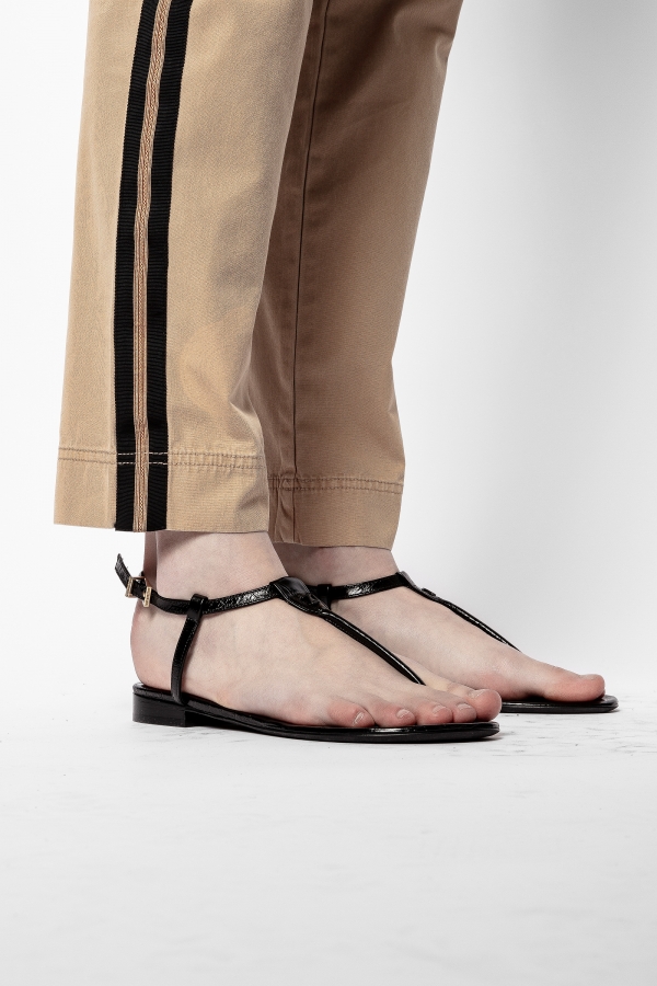 Alessa Embossed Croco Sandals