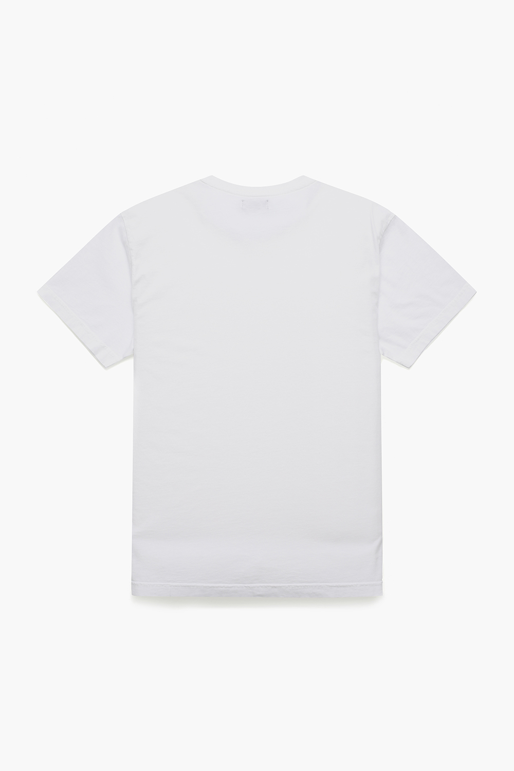코튼 라운드 반소매 티셔츠 화이트 RE2SMBAPO510R01