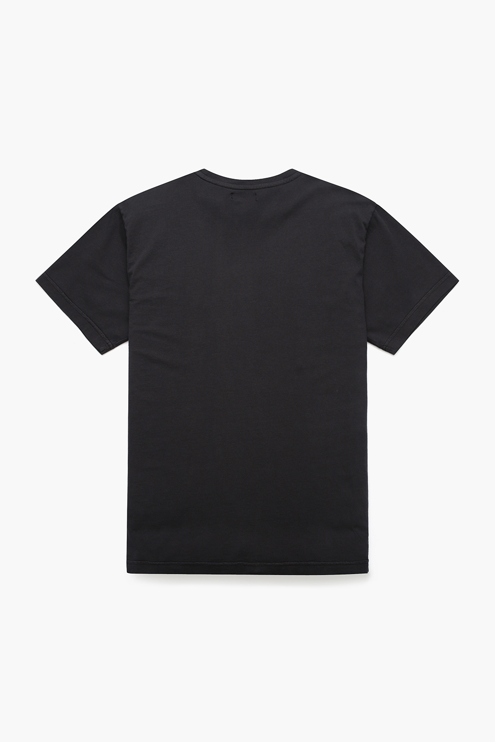 코튼 라운드 반소매 티셔츠 블랙 RE2SMBAPO510R99