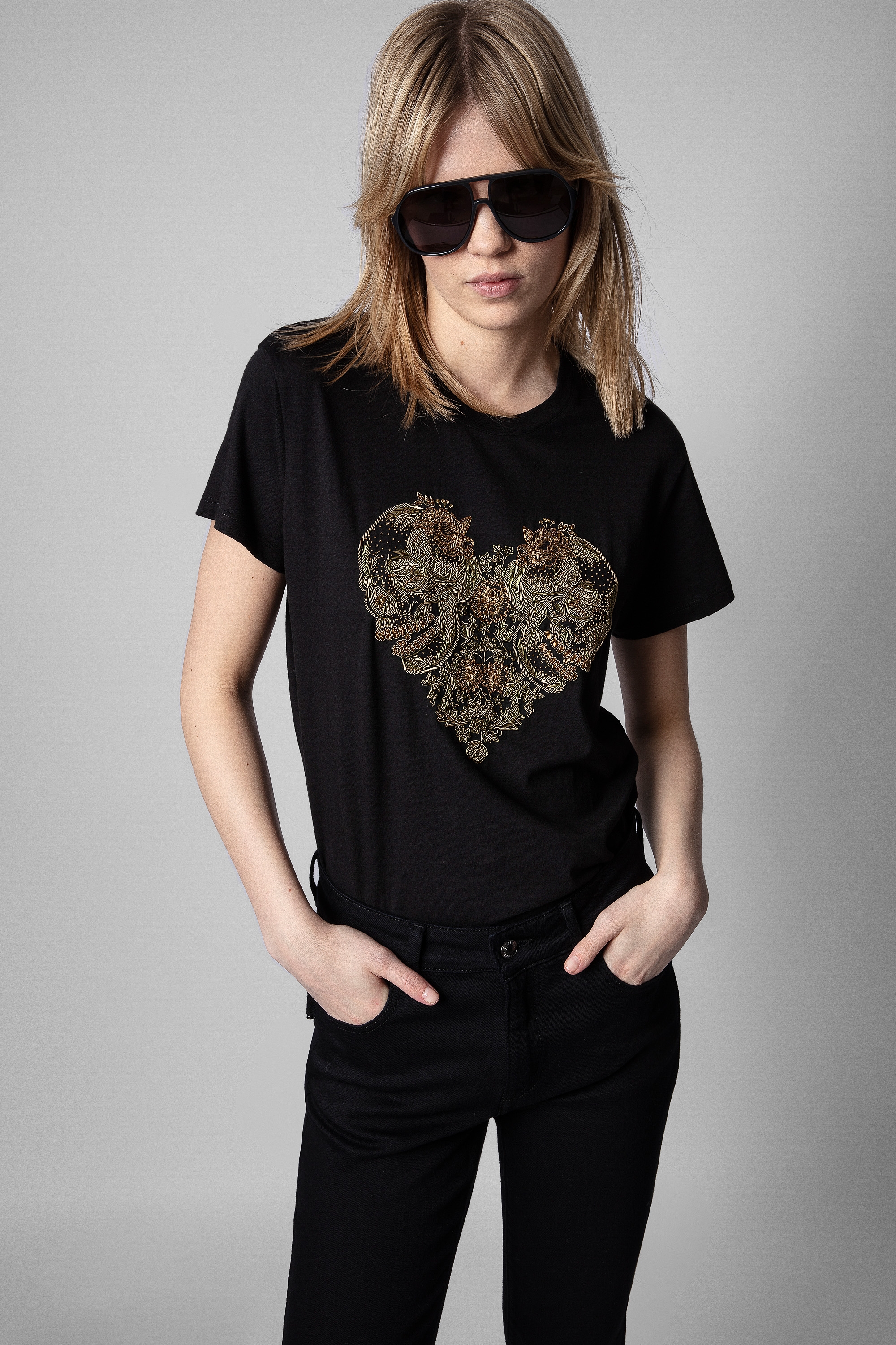Zoe Double heart T-shirt