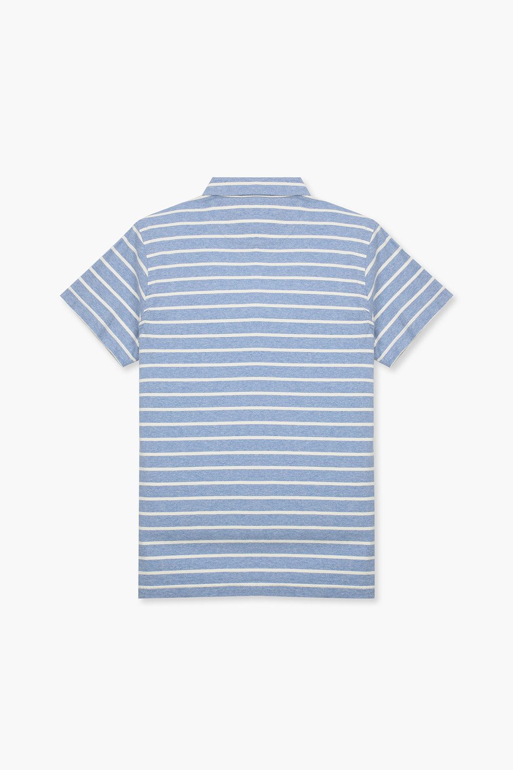 코튼 폴로 반소매 스트라이프 티셔츠 블루 RE2SMBAPO503R63