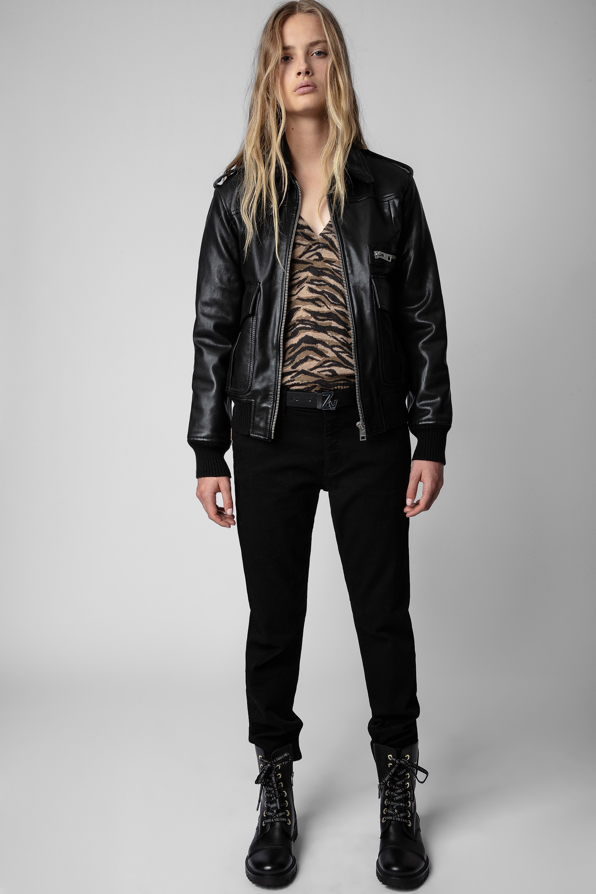 [00사이즈] Luka Leather Jacket