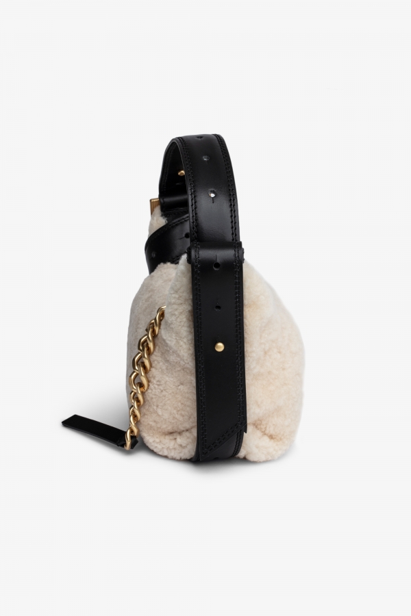 Le Cecilia Xs Shearling Bag