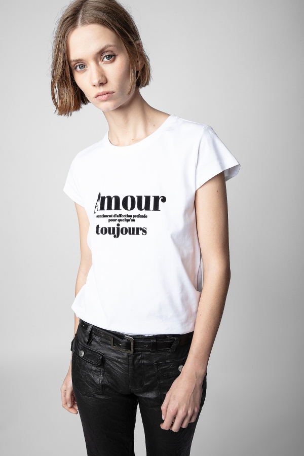 [00사이즈] Skinny Amour T-Shirt