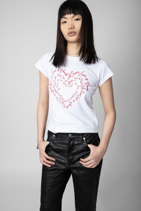 [02사이즈] Skinny Heart Valentine T-Shirt