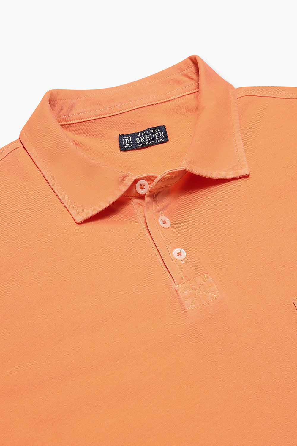 코튼 폴로 반소매 티셔츠 오렌지 RE3SMBAPO501R40