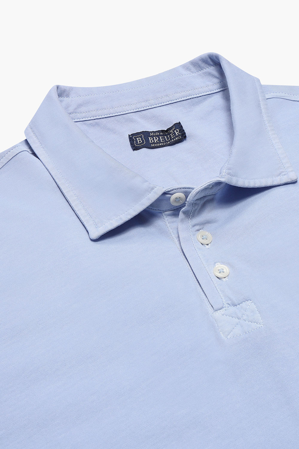 코튼 폴로 반소매 티셔츠 블루 RE3SMBAPO501R62