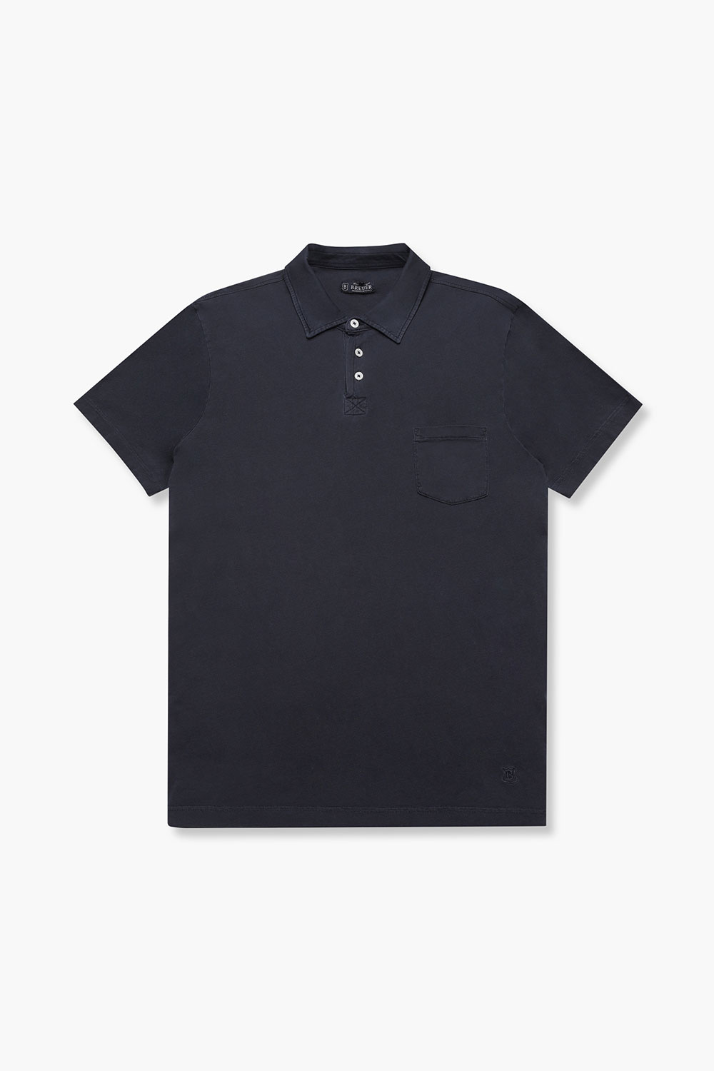 코튼 폴로 반소매 티셔츠 블랙 RE3SMBAPO501R99