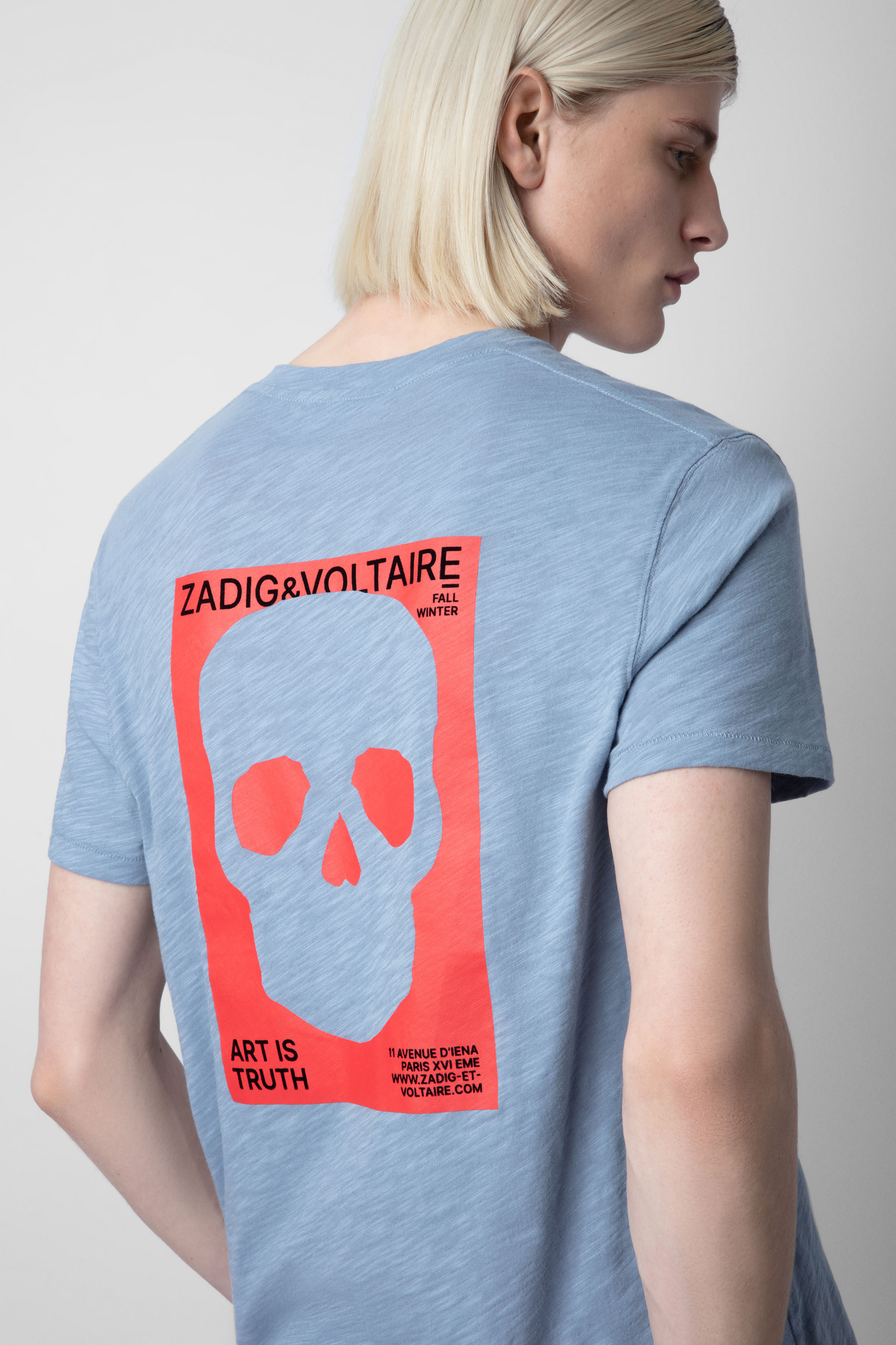 Stockholm Flamme Skull T-shirt