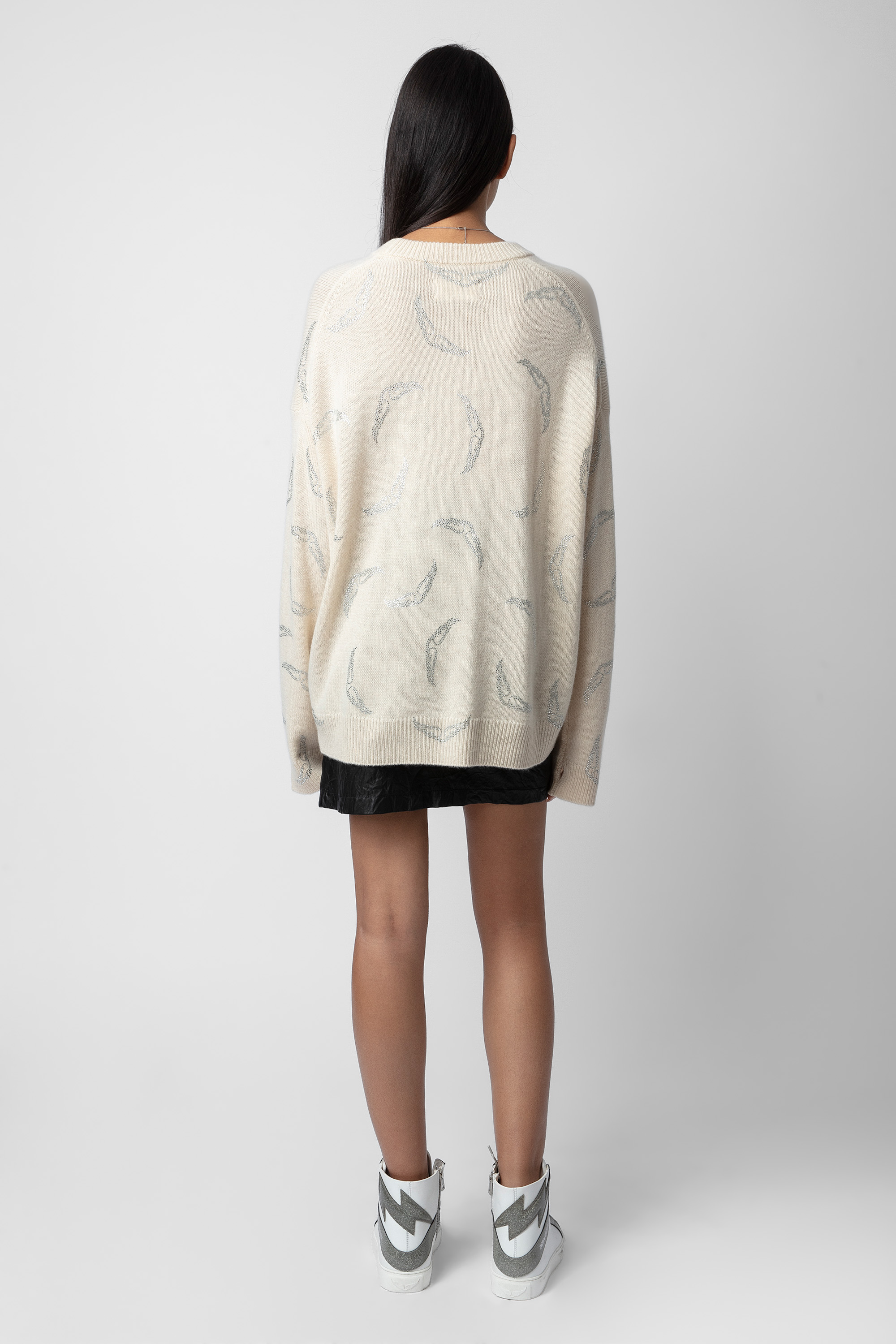 Markus Wing Strass Cashmere Sweater
