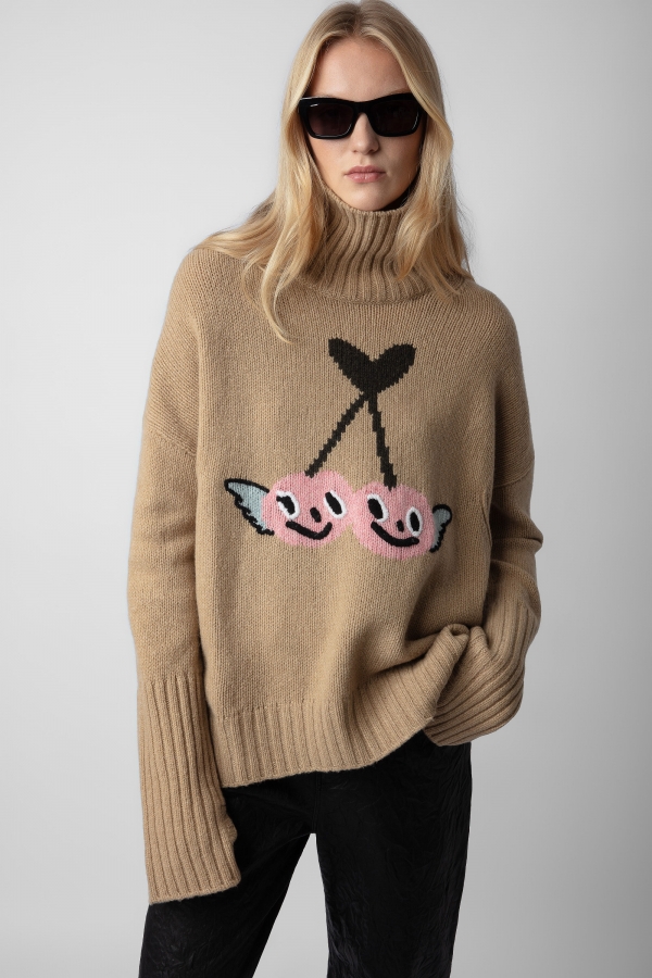 Alma Cherry Sweater